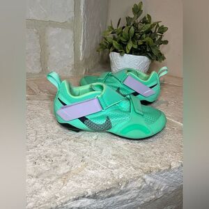 Nike SuperRep Green Glow cycling shoes sz 6.5